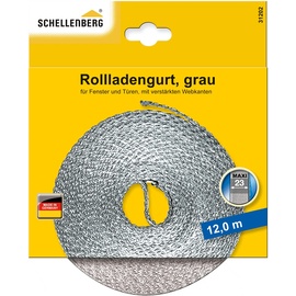 SCHELLENBERG Rollladengurt Maxi 23 mm 12 m Grau