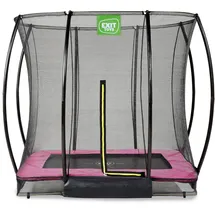 EXIT TOYS Silhouette Bodentrampolin 153 x 214 cm inkl. Sicherheitsnetz rosa