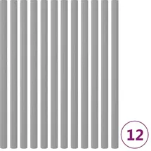 vidaXL Schaumstoffhüllen für Trampolinstangen 12 Stk. 92,5 cm Grau