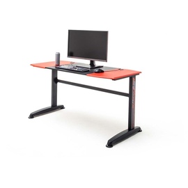 MCA Furniture mcRacing-140 Game Desk schwarz/rot