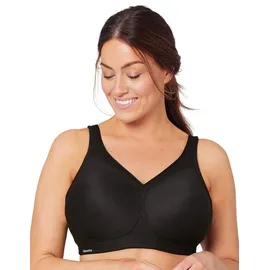 GLAMORISE Sport-BH Schwarz 80H