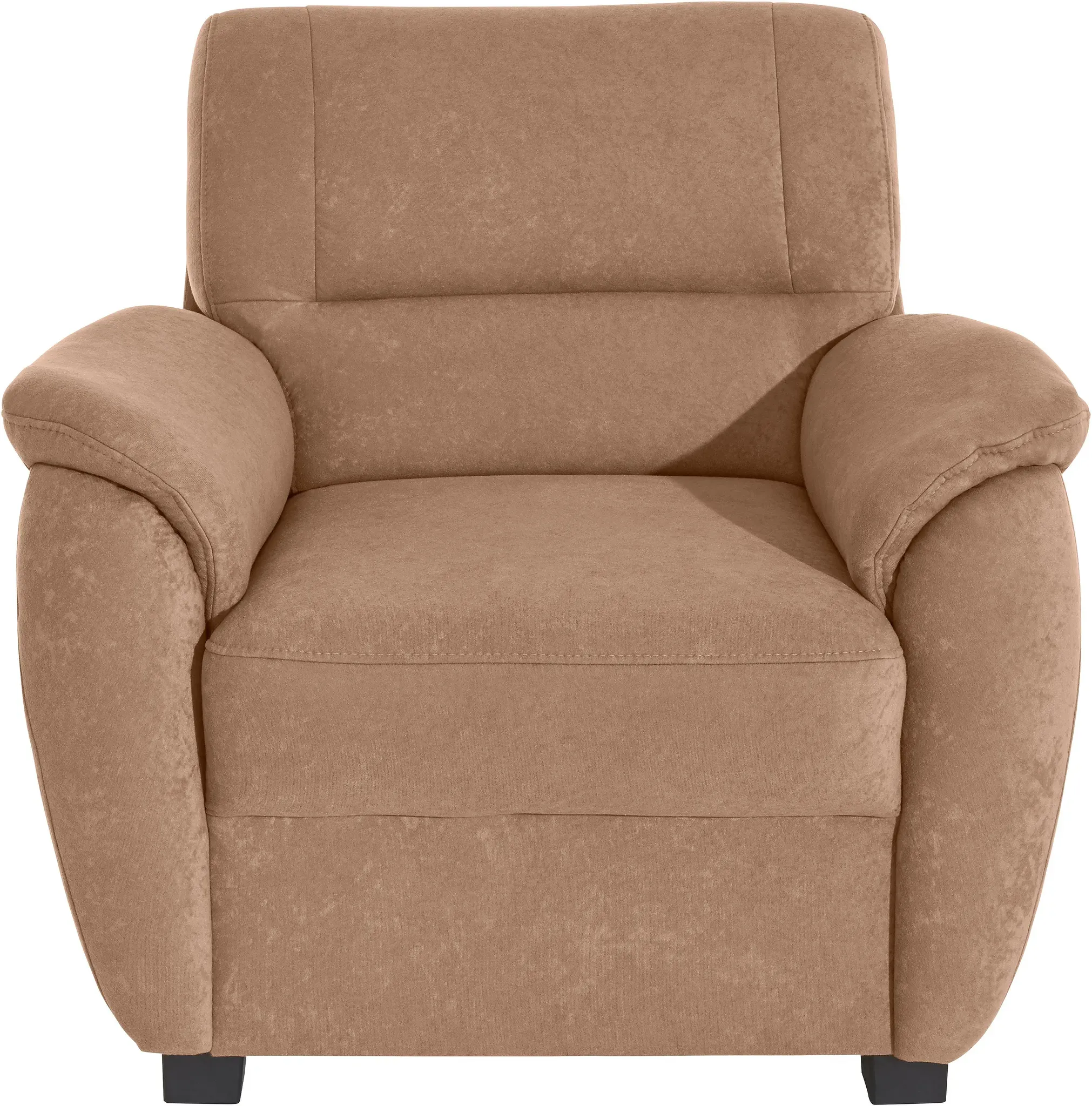 Sessel SIT & MORE "Pandora", braun, B:103cm H:91cm T:90cm, Luxus-Microfaser ALTARA NUBUCK (100% Polyester), Luxus-Microfaser (100% Polyester), Luxus-Microfaser ALTARA NUBUCK (100% Polyester), Sessel