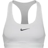 Nike Swoosh Medium Support Sport-BH Damen White/Stone Mauve/Black S