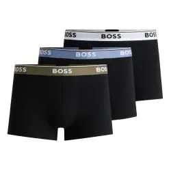 BOSS Unisex. 50517827 3er-Set mehrfarbige Power Boxershorts (L), Heimtextilien, Baumwolle