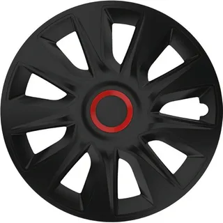 ZentimeX Z778258 Radkappen Radzierblenden universal 17 Zoll Black