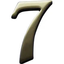 Alpertec Hausnummer 7 Bronze Hausnummern Hausnummerschild - Alpertec