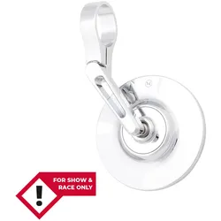 HIGHSIDER CONERO-XS stuur eindspiegel, zilver