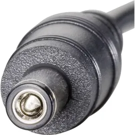 Renkforce USB-Stromkabel USB 2.0 USB-A Stecker, DC Stecker 5,5 mm 1.00 m Schwarz vergoldete Steckkontakte RF-4079664