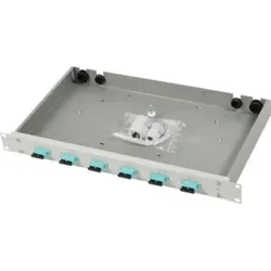 Telegärtner Spleißbox mit Kupplungen 6xLCD ZrO2 violett TNSB-Be-6LCD-OM4