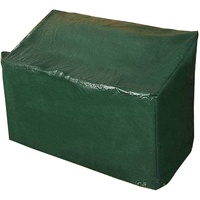 RAM® Gartenbank-Abdeckung für den Außenbereich, besonders strapazierfähig, geeignet für 3-Sitzer, wasserdicht, mit Eckösen und Sicherungsseilen - passend für Bänke bis 160cm (Banküberzug)