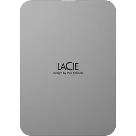 LaCie Mobile Drive V2 4 TB extern Moon Silver STLP4000400