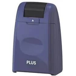 PLUS JAPAN Datenschutz-Rollstempel »Camouflage« blau