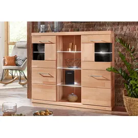 OTTO home Ribe 125 x 115 x 35 cm Beige / Braun