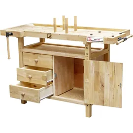 Holzmann Maschinen Hobelbank Holz 1380mm beige unbestückt