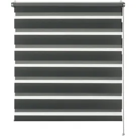 Schöner Wohnen Doppelrollo Tilda 90 x 150 cm grau