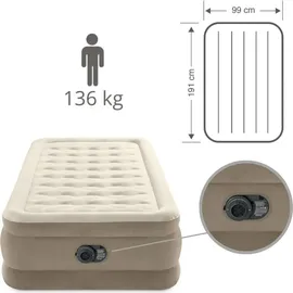 Intex 64426ND DuraBeam UltraPlush Luftbett (L x B x H) 191 x 99 x 46cm Braun