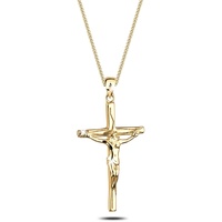Elli Halskette Damen Kreuz Anhänger Religion Klassisch in 925 Sterling Silber