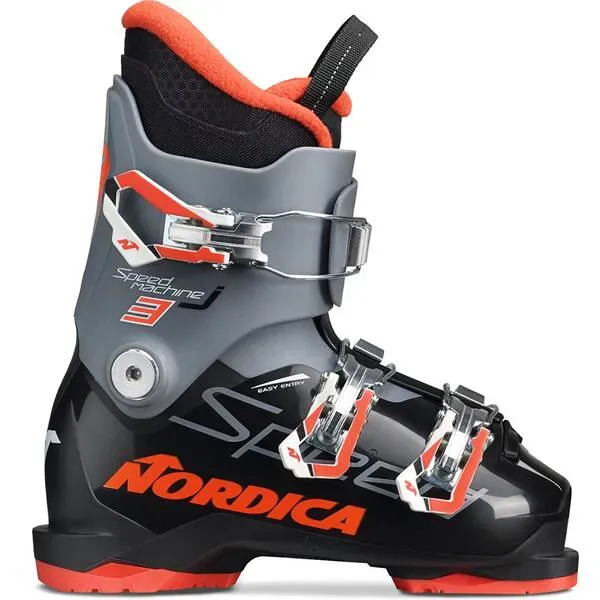 Nordica Jungen Skischuh SPEEDMACHINE J 3, NERO/ANTRACITE/ROSSO, 20,5