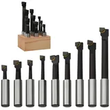 vidaXL Bohrstangen 9 Stk. 12 mm im Holzsockel