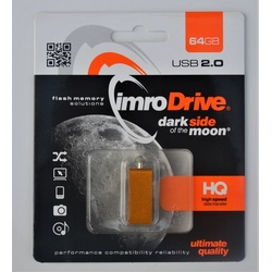 IMRO EDGE/64G USB USB-Stick 64 GB USB Typ-A 2.0 Gold (64 GB, USB A, USB 2.0), USB Stick, Gold