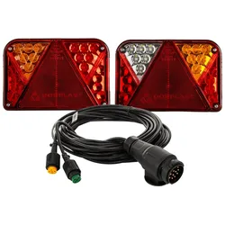 DOBPLAST DPT35 LED-Rücklichter + MANTES 7m 13-PIN-Kabelbaum