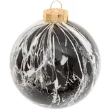 Krebs Glas Lauscha Weihnachtsbaumkugel Marmoroptik 1-tlg. 10cm