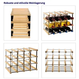 Proregal Weinregal 32,5 x 42,5 x 24,5 cm Natur