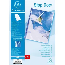 Exacompta Sammelmappe von 4ÂSachets 25ÂPerfo. Stop Doc