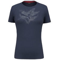 Salewa Pure XXX Dry W T-Shirt., Navy Blazer Melange, S