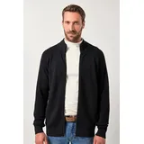 Jp1880 Strickjacke in schwarz | Gr.: XXL