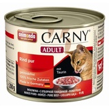 Animonda Carny Adult 200g Dose Katzennassfutter Sparpaket 12 x 200 Gramm Rind pur