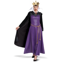 Disney Offizielles Classic Böse Königin Kostüm Erwachsene, Schneewittchen Halloween Kostüm Erwachsene, Größe L