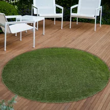 Andiamo Rasenteppich Sansibar Ø 75 cm Grün