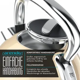 Arendo Retro Design 1,7 l Beige