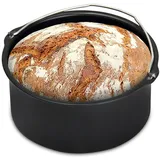 DEUBA Monzana Heißluftfritteuse Universal Backzubehör 1200 ml Spülmaschinengeeignet Brotbackkorb Antihaftbeschichtung