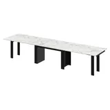 Design Esstisch Tisch HMA-111 XXL ausziehbar 170 bis 410 cm Esszimmer - Weiß