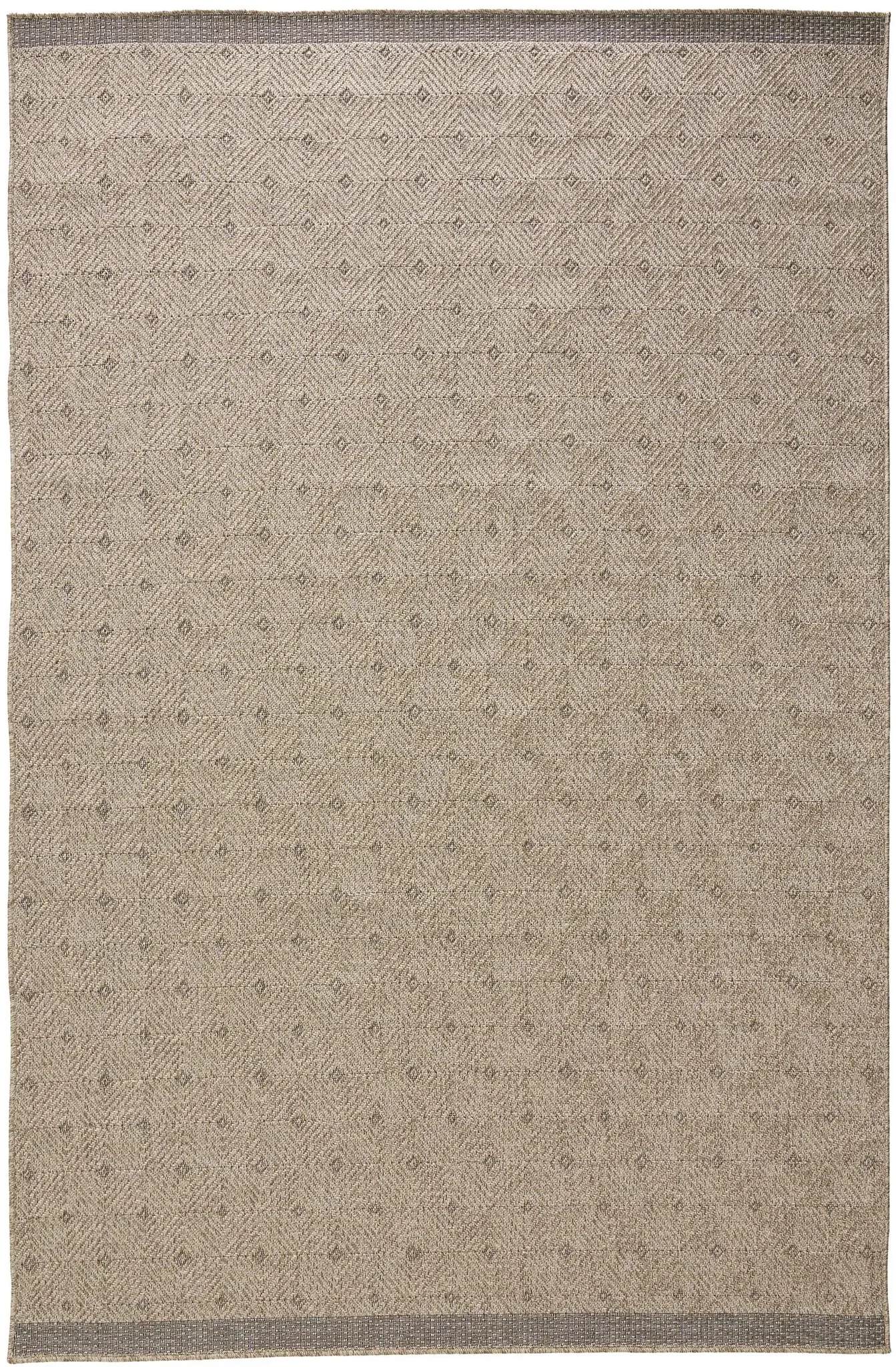 benuta Nest In- & Outdoor-Teppich Naoto Beige 140x200 cm - Teppich für Balkon, Terrasse & Garten