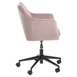 VCM Noel Drehstuhl Stoff Dusty Rose