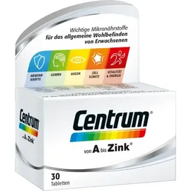 Centrum Von A bis Zink Tabletten 30 St.