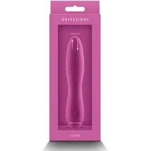 NS Novelties NS Novelties, Obsessions Clyde Dark Pink Vibrator, 17.2 x 3.8 x 3.8 cm