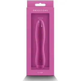 NS Novelties NS Novelties, Obsessions Clyde Dark Pink Vibrator, 17.2 x 3.8 x 3.8 cm