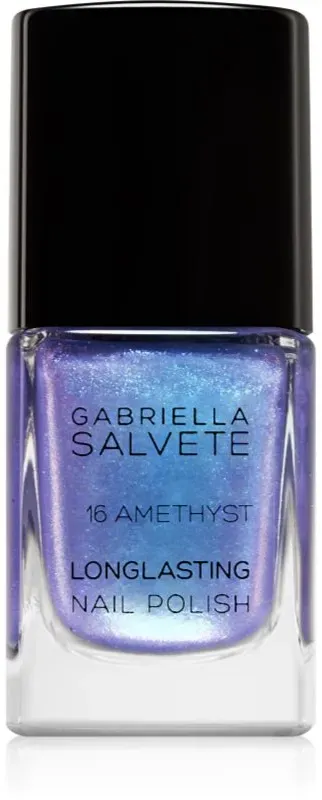 Gabriella Salvete Longlasting Enamel Nagellack mit holografischen Effekten Farbton 16 Amethyst 11 ml