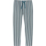 SCHIESSER Herren Lange Schlafhose Web-Mix + Relax Pyjamaunterteil, blaugrau_180292, 52