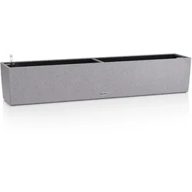 LECHUZA Balconera Stone 100 99 x 19 x 19 cm Steingrau