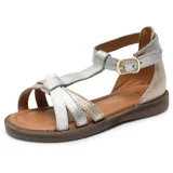 Bisgaard Kinder Sandalen Adele Silber Glattleder, Größe:31, Farbauswahl:Silber/Platin
