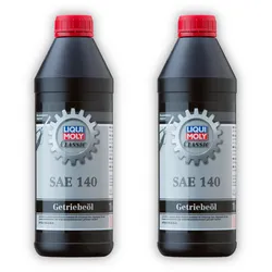 2x 1L LIQUI MOLY 20817 Getriebeöl Classic SAE 140 Schaltgetriebe Getriebe Öl