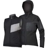 Endura Urban Luminite 3 in 1 Fahrradjacke Schwarz L