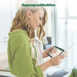 LEAPFROG LF915 Baby Monitor with Camera, Colour Night Vision, 5 Inch HD 720p Display, 360 Degree Pan-Tilt, 8X Zoom, Night Light, Humidity/Temperature Sensor, Up to 300 m Range, Two Way Talk