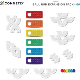 Connetix Kugelbahn Erweiterungsset 66-tlg.