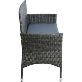Estexo Gartenbank 125 x 53 x 86 cm Grau